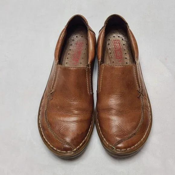 Pikolinos Womens  EU 37 Tan Brown Leather Slip On Loafers US 6.5-7 - Picture 4 of 13